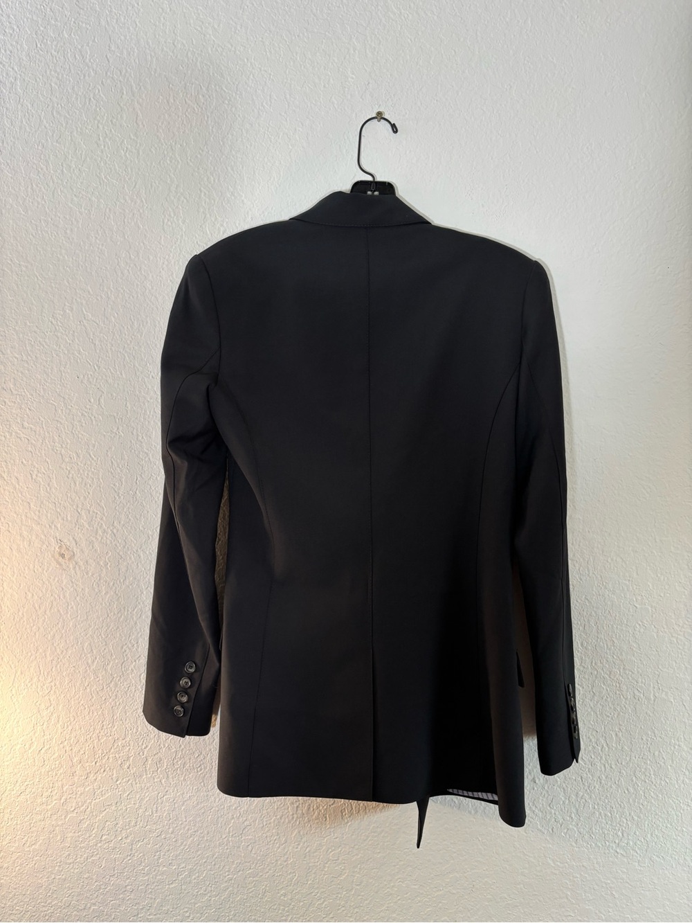 NWT SMYTHE X WEARCISSA Wear Cisco Collab Wrap Blazer Black Size 2 - Picture 10 of 13